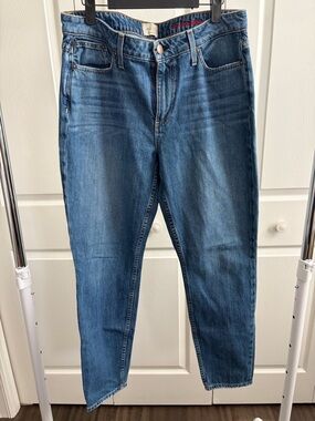 Alice + Olivia (AO.LA) Medium Blue Boyfriend Jeans